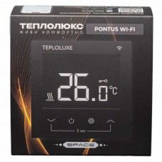 Терморегулятор электронный Теплолюкс Pontus Space WiFi черный